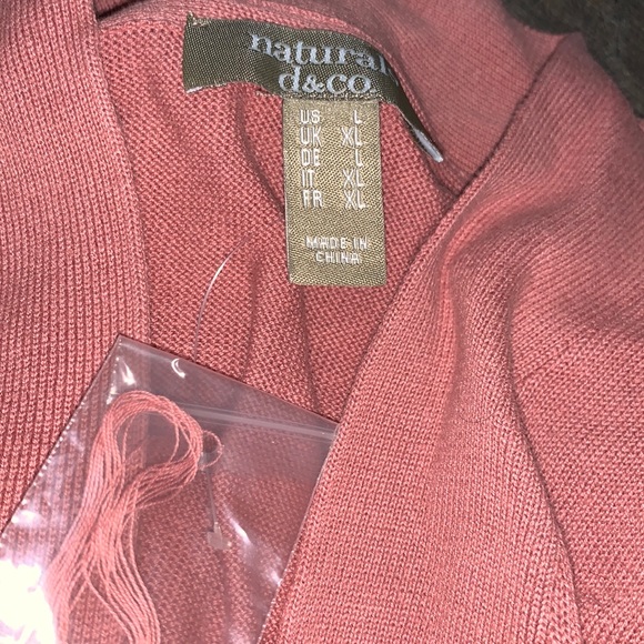 NWOT NATURALS D&CO CARDIGAN - Picture 2 of 5